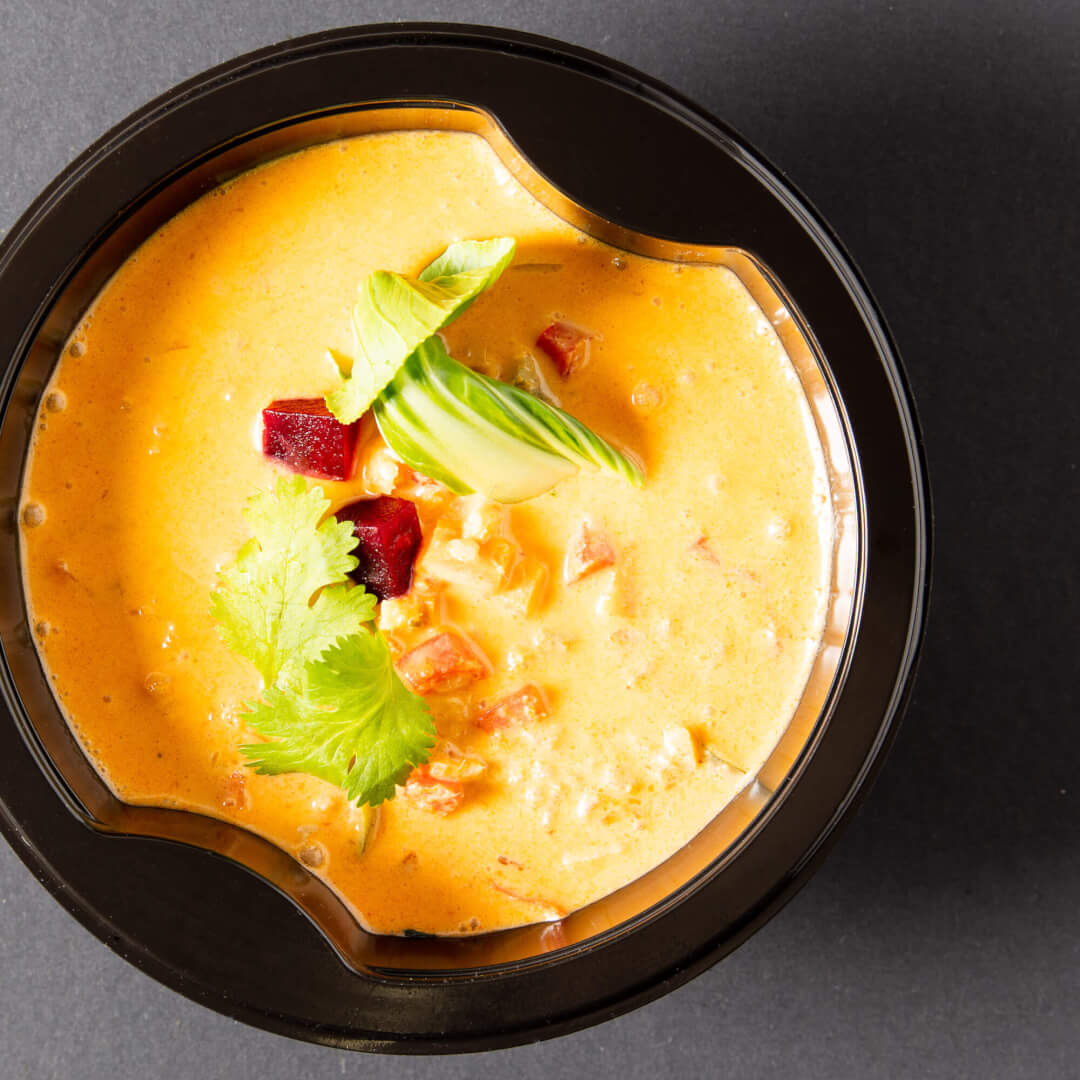 Vegane Curry Suppe mit Kokos &amp; Chili - Tasty Home
